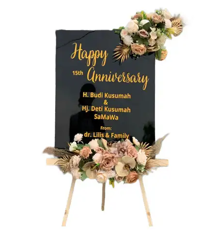 Papan Bunga Akrilik kebun jeruk