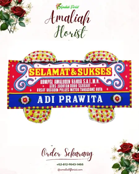 Papan Bunga Ucapan Selamat kebun jeruk